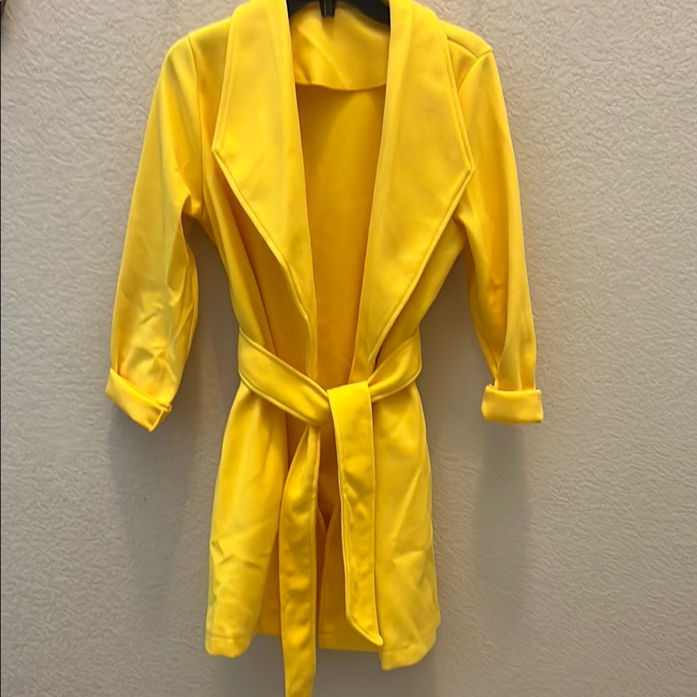 Yellow Belted Coat